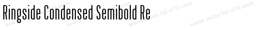 Ringside Condensed Semibold Regular字体转换